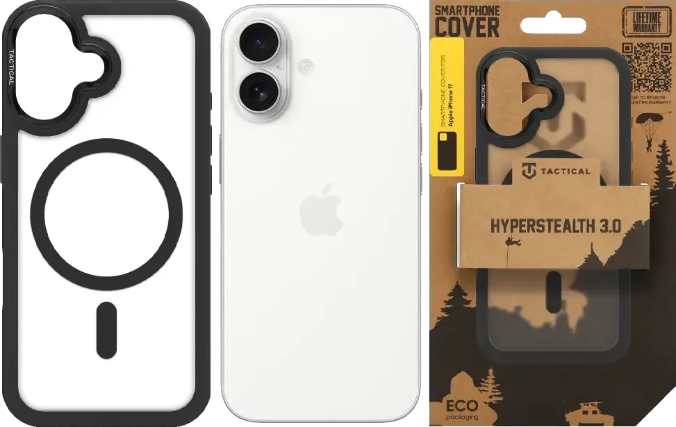Dėklas Tactical MagForce Hyperstealth 3.0 Cover for Apple iPhone 17 Asphalt