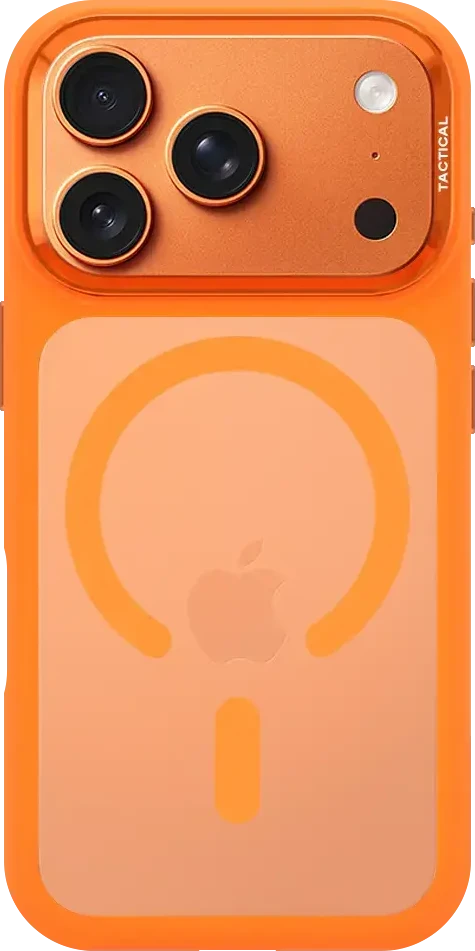 Dėklas Tactical MagForce Hyperstealth 3.0 Cover for Apple iPhone 17 Pro/18 Pro Agent Oranžinis