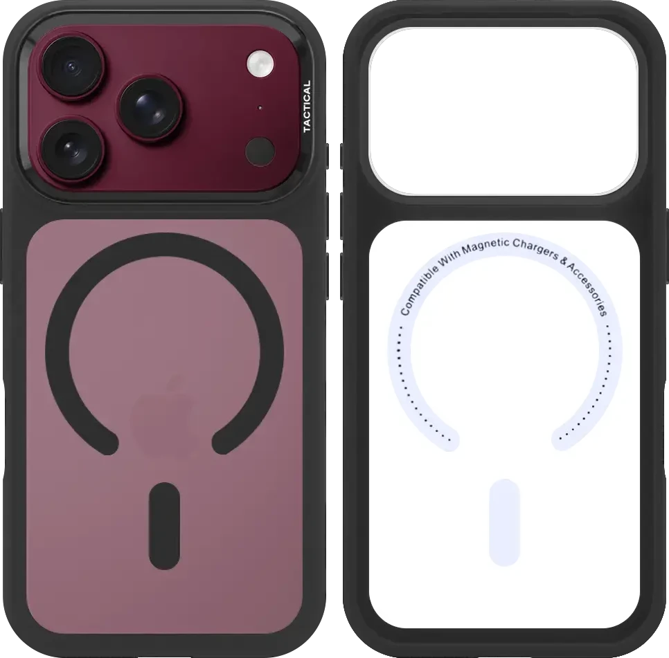 Dėklas Tactical MagForce Hyperstealth 3.0 Cover for Apple iPhone 17 Pro/18 Pro Asphalt