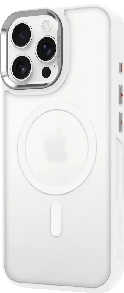 Dėklas Tactical MagForce Hyperstealth 3.0 Cover for Apple iPhone 16 Pro Max Snow Baltas
