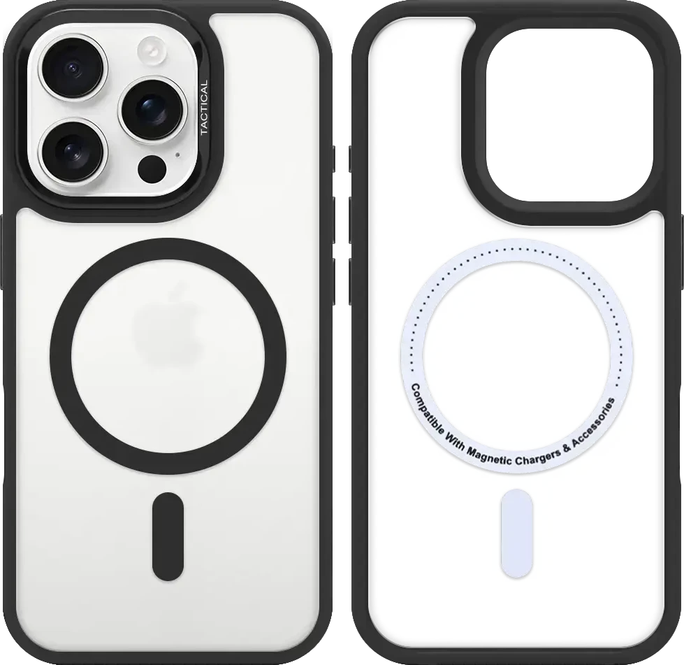 Dėklas Tactical MagForce Hyperstealth 3.0 Cover for Apple iPhone 16 Pro Asphalt