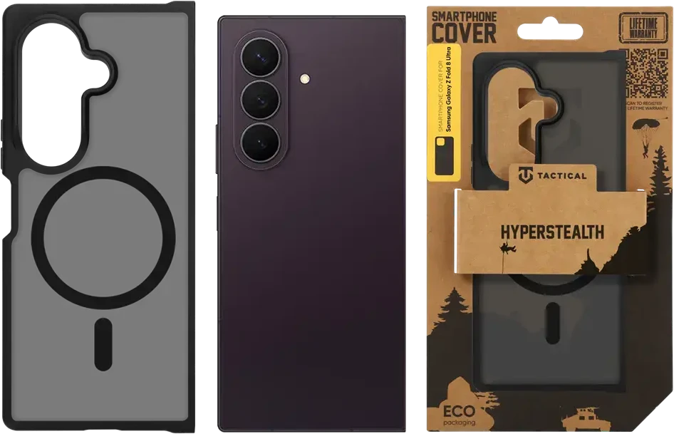 Dėklas Tactical MagForce Hyperstealth Cover for Samsung Galaxy Z Fold 8 Ultra Asphalt