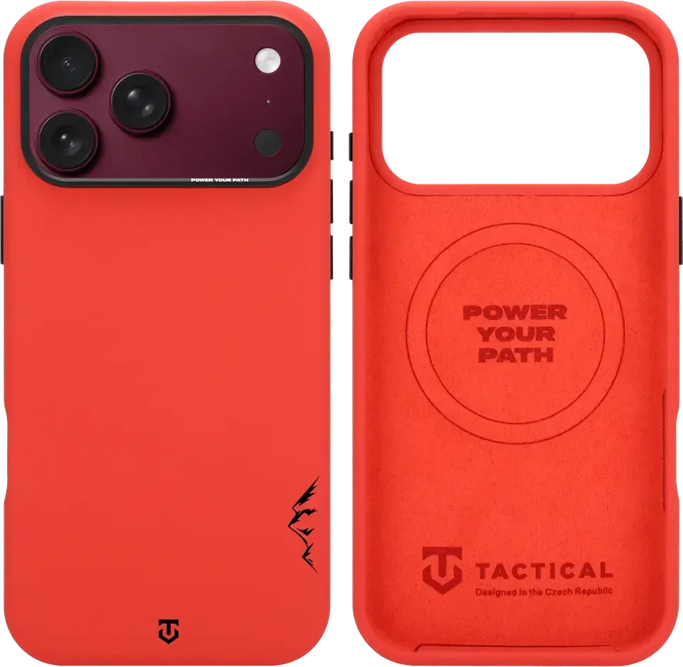 Dėklas Tactical MagForce Velvet Smoothie 2.0 Cover for Apple iPhone 18 Pro/17 Pro Chilli