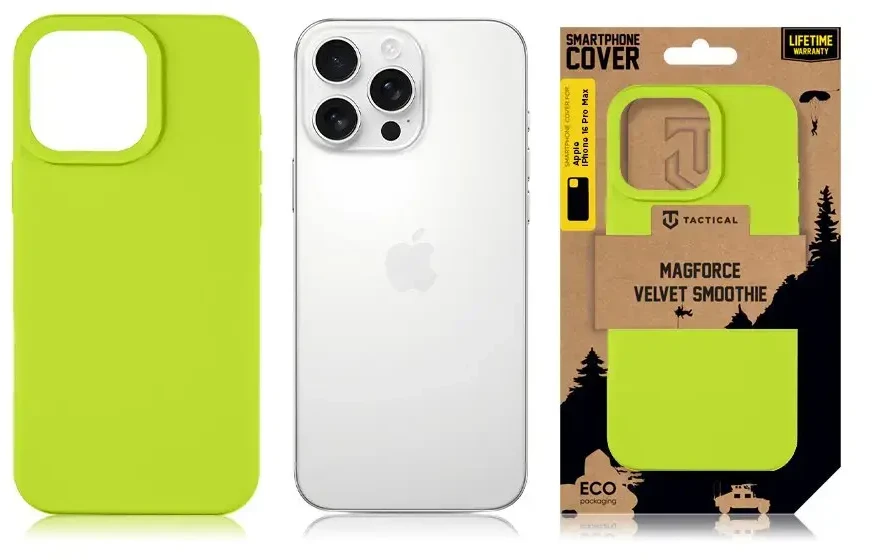 Tactical MagForce Velvet Smoothie dėklas skirtas Apple iPhone 16 Pro Max Avocado