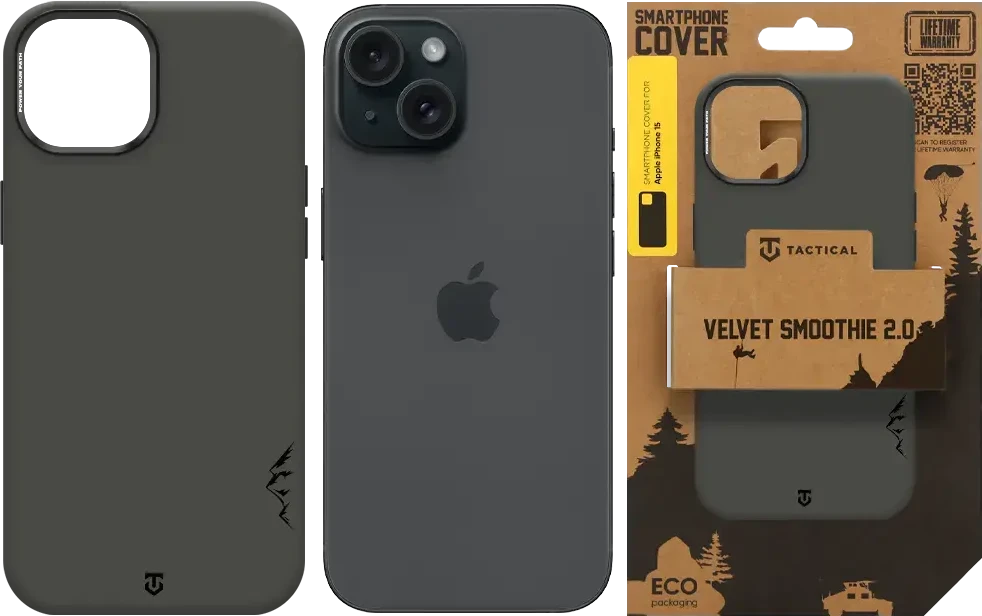 Dėklas Tactical MagForce Velvet Smoothie 2.0 Cover for Apple iPhone 15 Bazooka