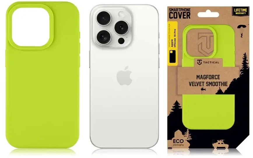 Tactical MagForce Velvet Smoothie dėklas skirtas Apple iPhone 15 Pro Avocado