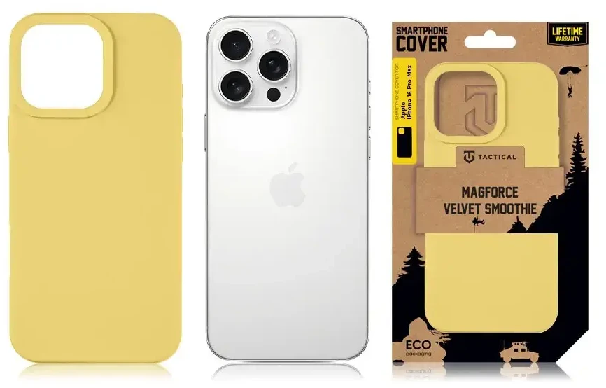 Tactical MagForce Velvet Smoothie dėklas skirtas Apple iPhone 16 Pro Max Banana