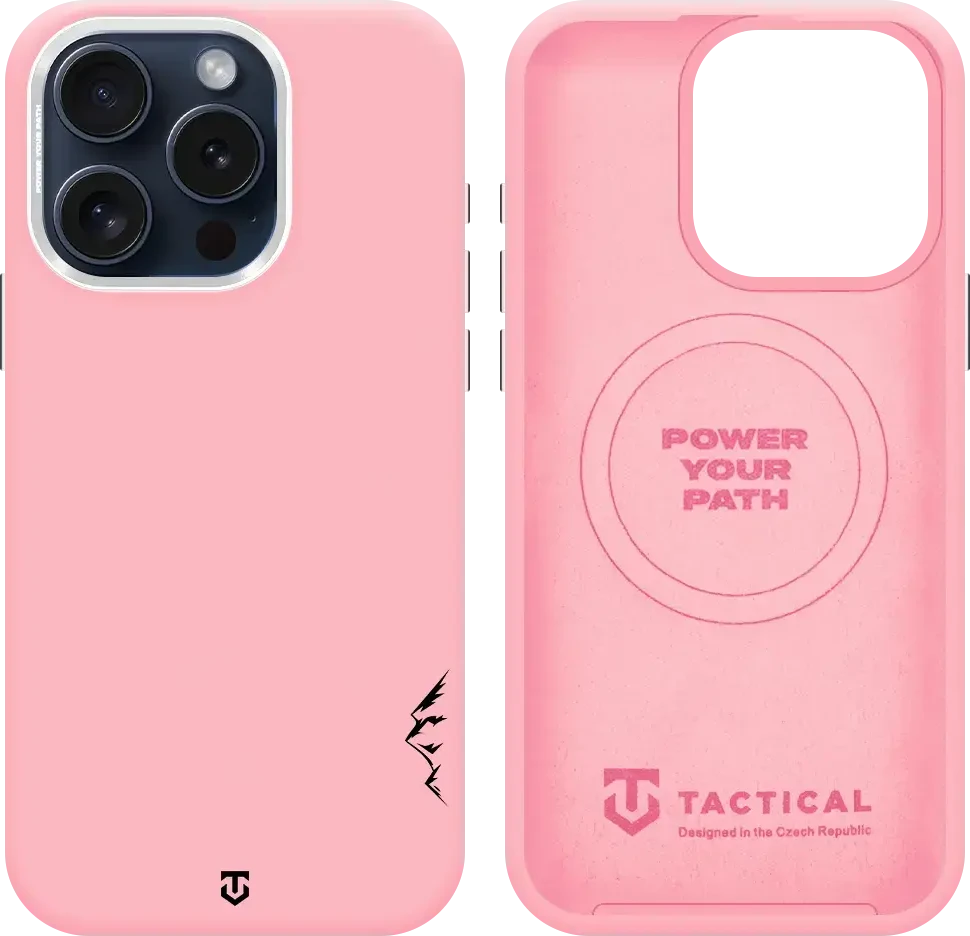 Dėklas Tactical MagForce Velvet Smoothie 2.0 Cover for Apple iPhone 15 Pro Rožinė Panther
