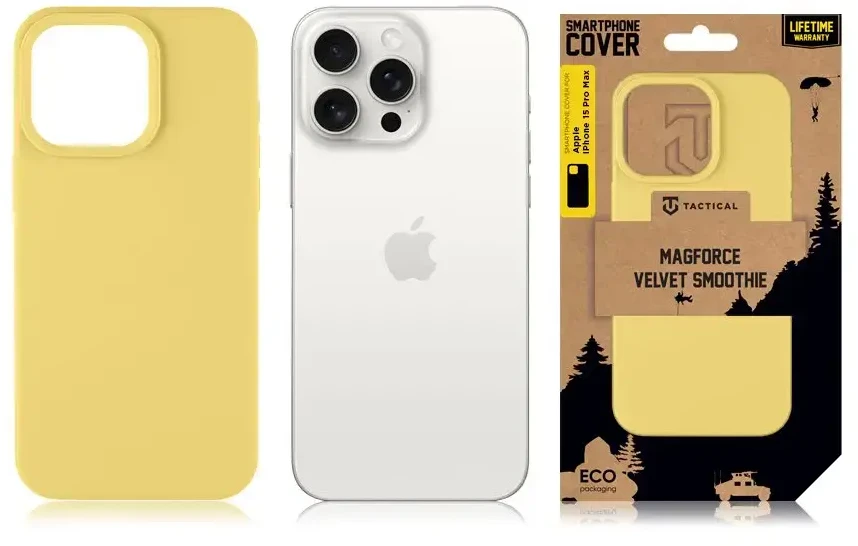 Tactical MagForce Velvet Smoothie dėklas skirtas Apple iPhone 15 Pro Max Banana