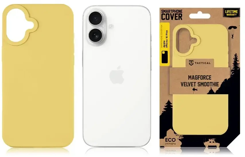 Tactical MagForce Velvet Smoothie dėklas skirtas Apple iPhone 16 Plus Banana
