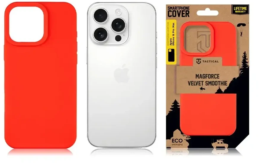 Tactical MagForce Velvet Smoothie dėklas skirtas Apple iPhone 16 Pro Max Chilli