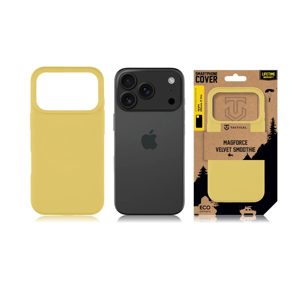 Tactical MagForce Velvet Smoothie dėklas skirtas Apple iPhone 17 Pro Banana