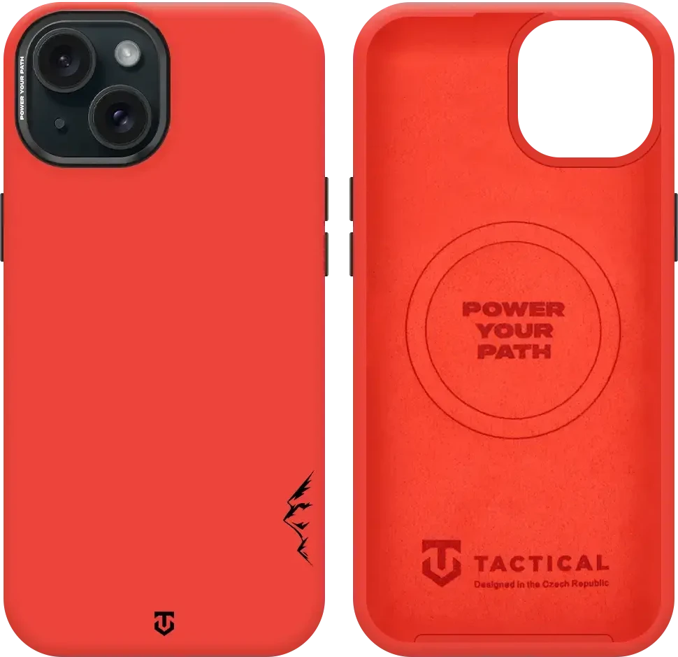 Dėklas Tactical MagForce Velvet Smoothie 2.0 Cover for Apple iPhone 15 Chilli