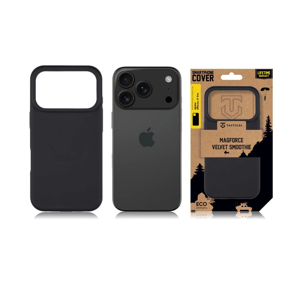 Tactical MagForce Velvet Smoothie dėklas skirtas Apple iPhone 17 Pro Asphalt