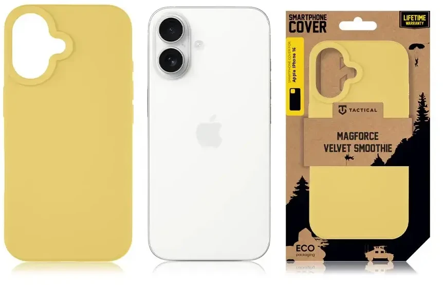 Tactical MagForce Velvet Smoothie dėklas skirtas Apple iPhone 16 Banana