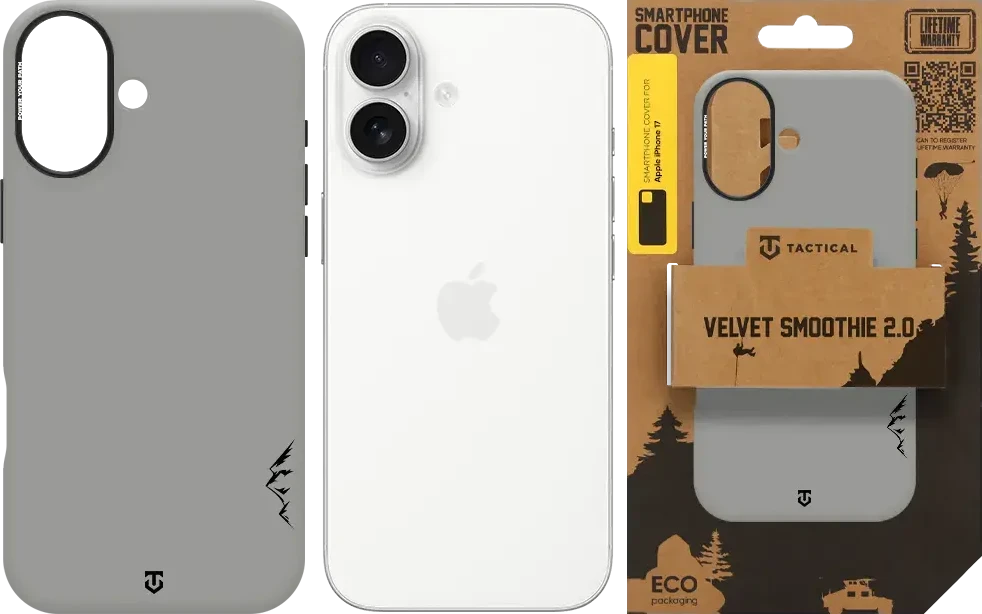 Dėklas Tactical MagForce Velvet Smoothie 2.0 Cover for Apple iPhone 17 Foggy