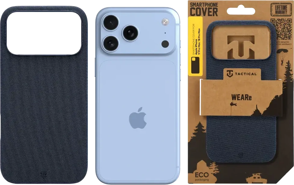 Dėklas Tactical MagForce WEARe Cover for Apple iPhone 17 Pro Max/18 Pro Max Mėlyna