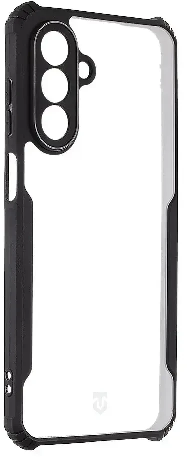 Tactical Quantum Stealth dėklas skirtas Samsung Galaxy A26 5G skaidrus ir juodos spalvos
