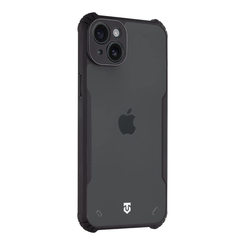 Dėklas Tactical Quantum Stealth dangtelis, skirtas Apple iPhone 15 Plus skaidrus/juodas