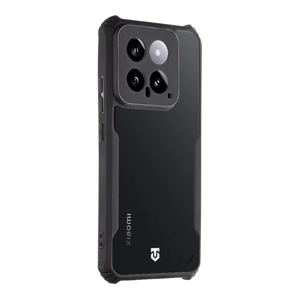 Dėklas Tactical Quantum Stealth Cover for Xiaomi 14 Clear/Juodas