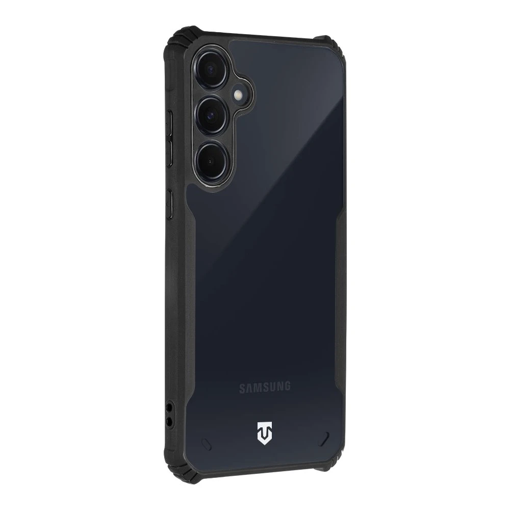 Dėklas Tactical Quantum Stealth Cover Samsung Galaxy A35 5G Clear/Juodas