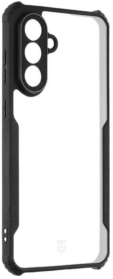 Tactical Quantum Stealth dėklas skirtas Samsung Galaxy A56 5G skaidrus ir juodos spalvos