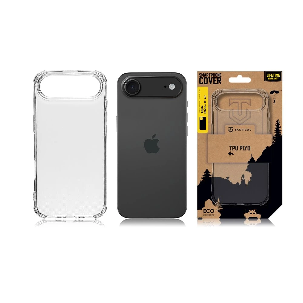 Tactical TPU Plyo dėklas skirtas Apple iPhone 17 Air skaidrus