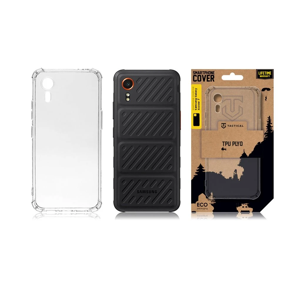 Tactical TPU Plyo dėklas skirtas Samsung Galaxy Xcover 7 skaidrus