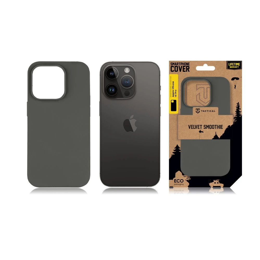 Dėklas Tactical Velvet Smoothie dangtelis, skirtas Apple iPhone 14 Pro Bazooka