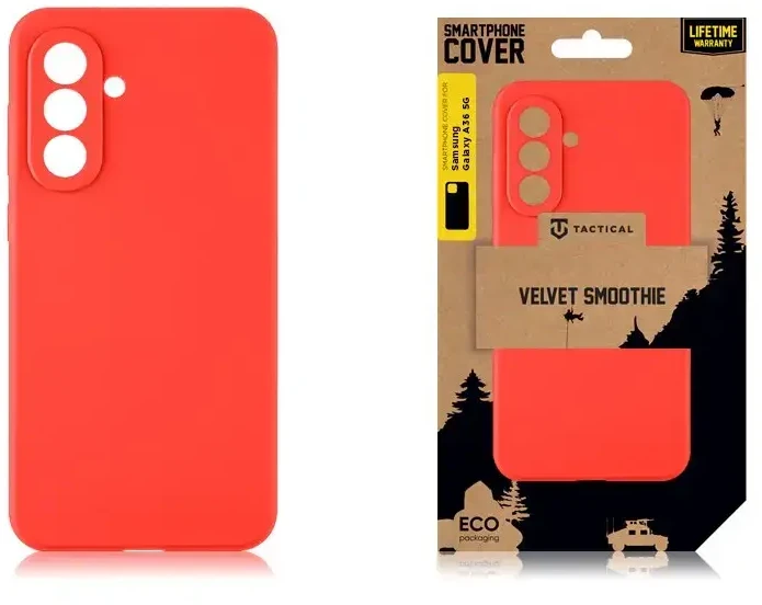Tactical Velvet Smoothie dėklas skirtas Samsung Galaxy A36 5G Chilli