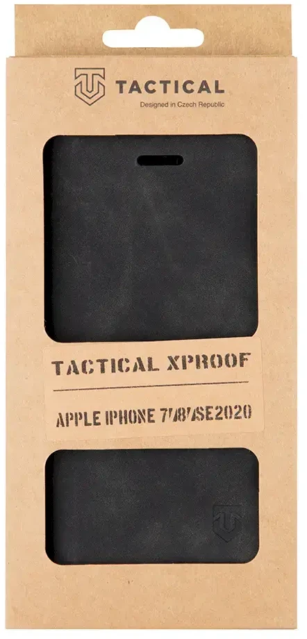 Tactical Xproof skirtas Apple iPhone 7/8/SE2020/SE2022 dėklas telefonui juodos spalvos