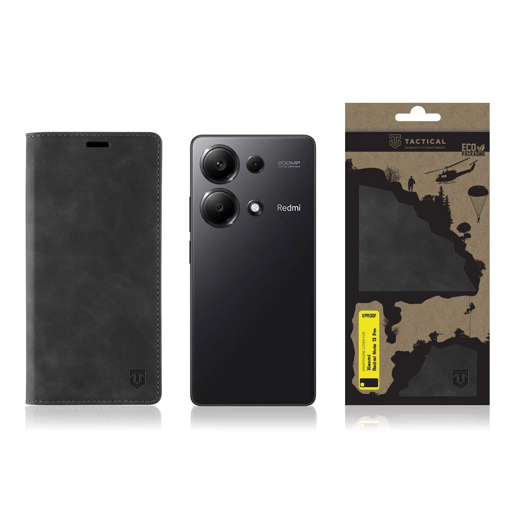 Tactical Xproof skirtas Xiaomi Redmi Note 13 Pro 5G/Poco X6 5G dėklas telefonui juodos spalvos