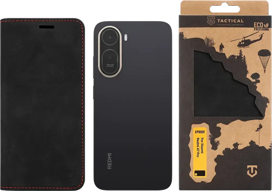 Dėklas Tactical Xproof for Xiaomi Redmi A7 Pro Juodas Hawk