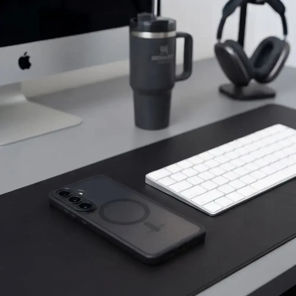 Dėklas TECH-PROTECT BASICMAG MAGSAFE GALAXY S26 FE MATINIS Juodas