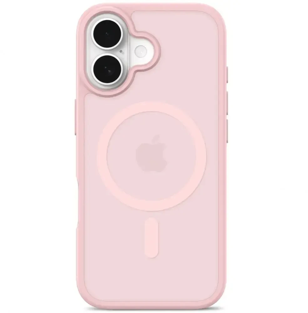 Dėklas TECH-PROTECT BASICMAG MAGSAFE IPHONE 17 MATTE Rožinis