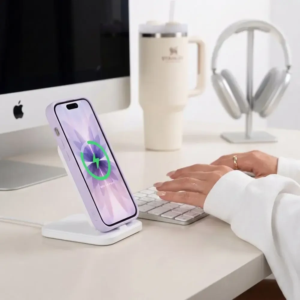 Dėklas TECH-PROTECT BASICMAG MAGSAFE IPHONE 17 MATTE LAVENDER