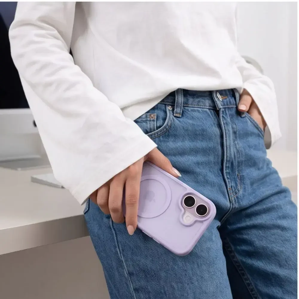 Dėklas TECH-PROTECT BASICMAG MAGSAFE IPHONE 17 MATTE LAVENDER