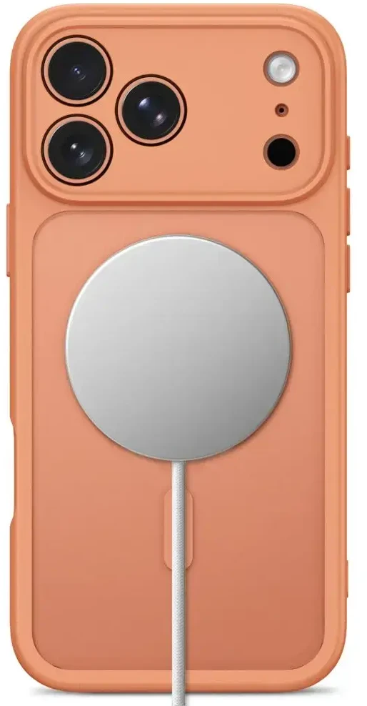 Dėklas TECH-PROTECT BASICMAG MAGSAFE IPHONE 17 PRO MAX / 18 PRO MAX MATTE COSMIC Oranžinis