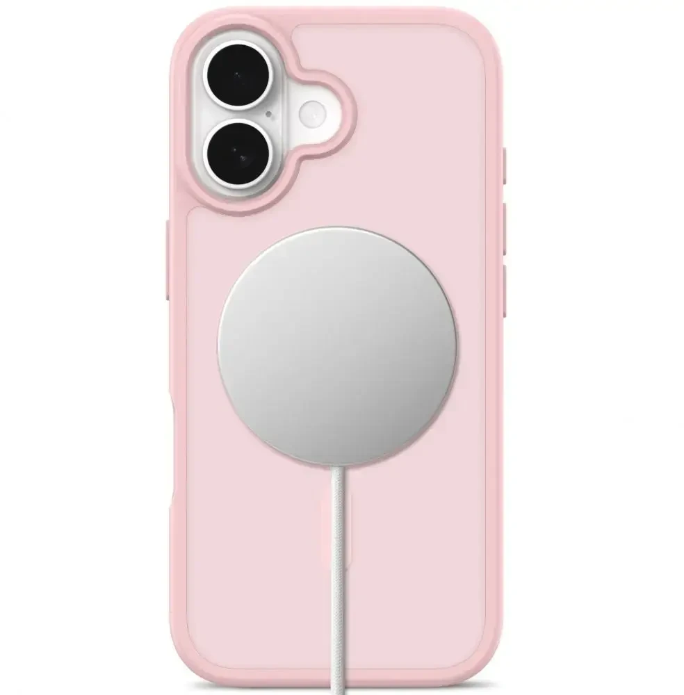 Dėklas TECH-PROTECT BASICMAG MAGSAFE IPHONE 17 MATTE Rožinis