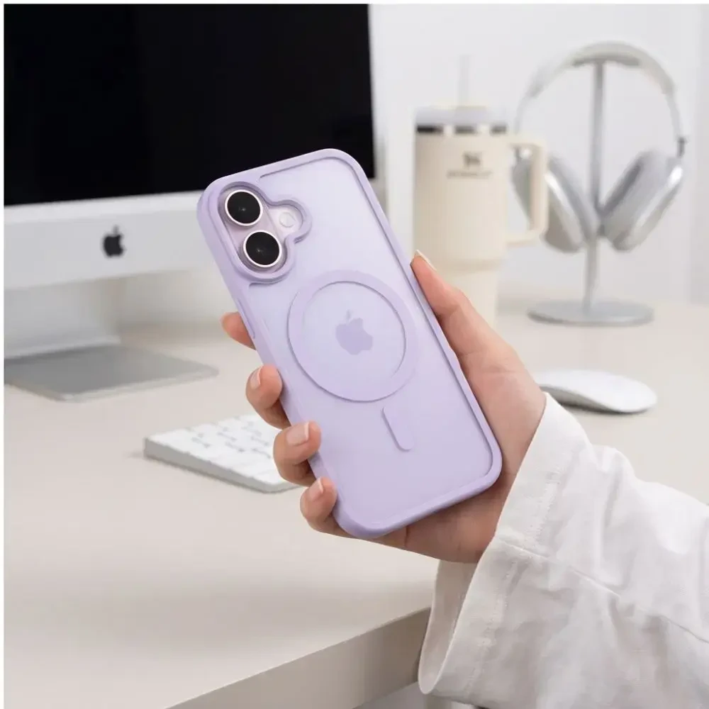 Dėklas TECH-PROTECT BASICMAG MAGSAFE IPHONE 17 MATTE LAVENDER