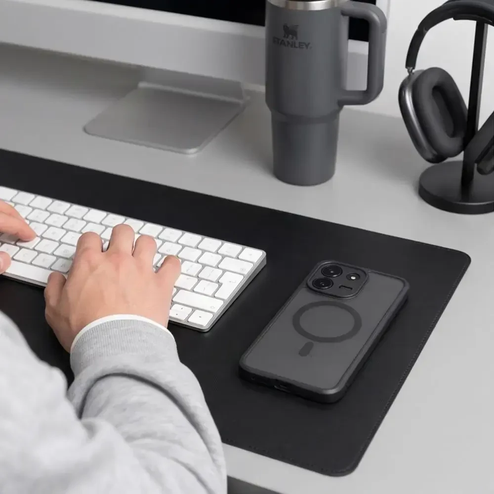 Dėklas TECH-PROTECT BASICMAG MAGSAFE XIAOMI REDMI NOTE 17 PRO MAX 5G MATINIS Juodas