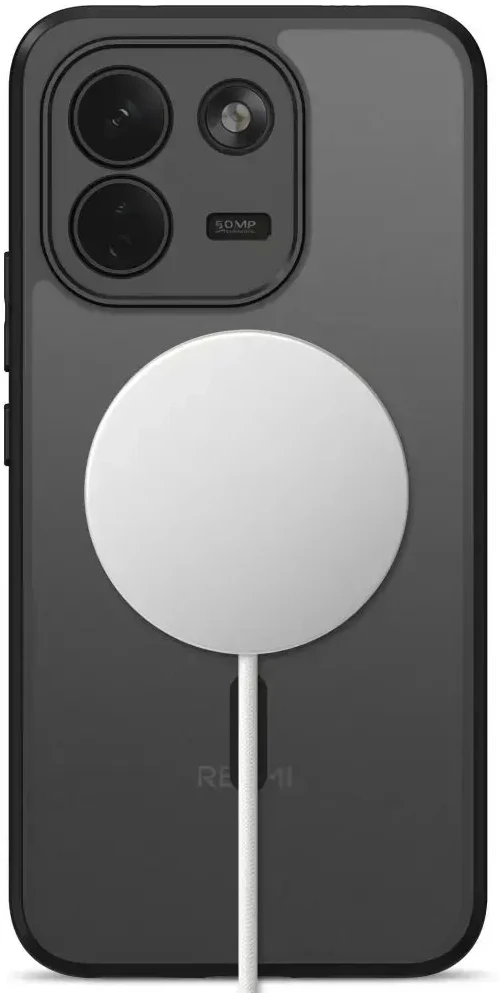 Dėklas TECH-PROTECT BASICMAG MAGSAFE XIAOMI REDMI NOTE 17 PRO MAX 5G MATINIS Juodas