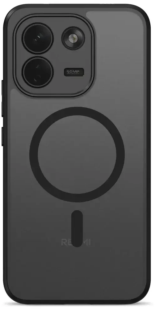 Dėklas TECH-PROTECT BASICMAG MAGSAFE XIAOMI REDMI NOTE 17 PRO MAX 5G MATINIS Juodas