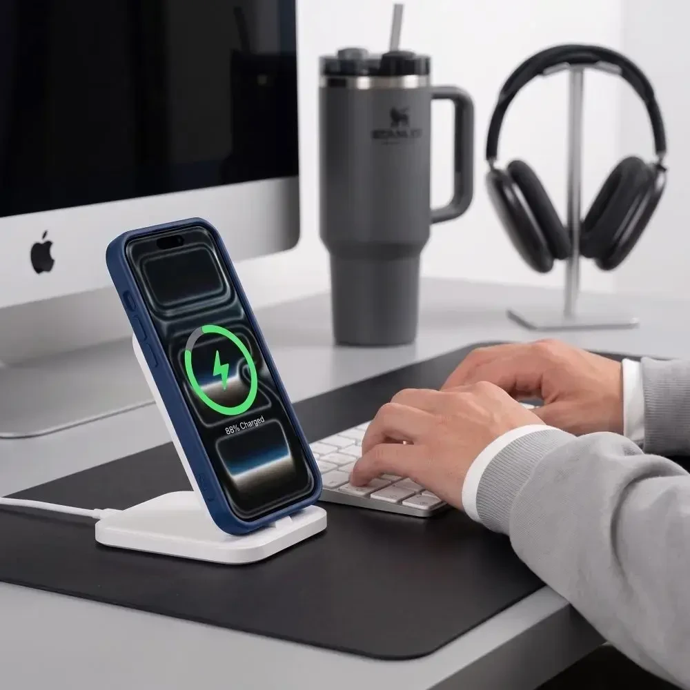 Dėklas Tech-Protect Basicmag Magsafe iPhone 17 PRO Max / 18 Pro Max matte deep mėlynas