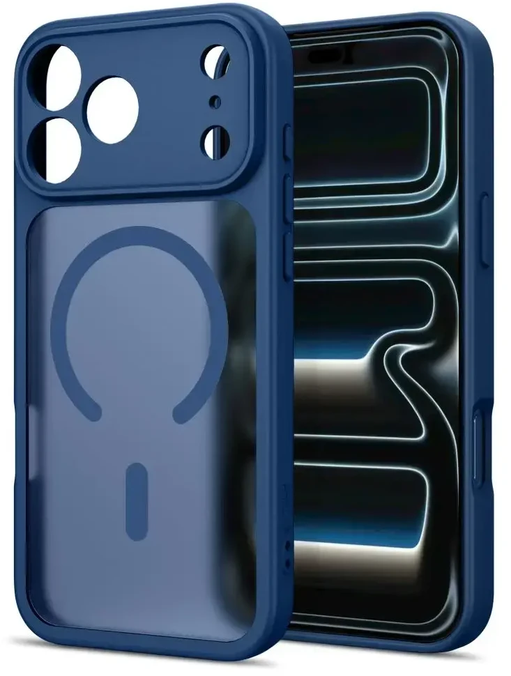 Dėklas Tech-Protect Basicmag Magsafe iPhone 17 Pro / 18 Pro matte deep mėlynas