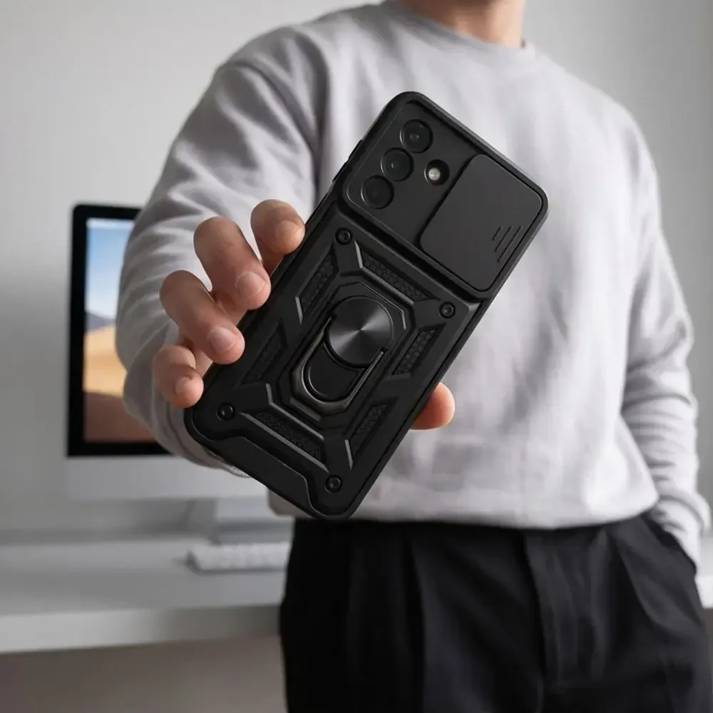 Dėklas TECH-PROTECT CAMSHIELD PRO GALAXY A17 / A18 / A26 4G / 5G Juodas