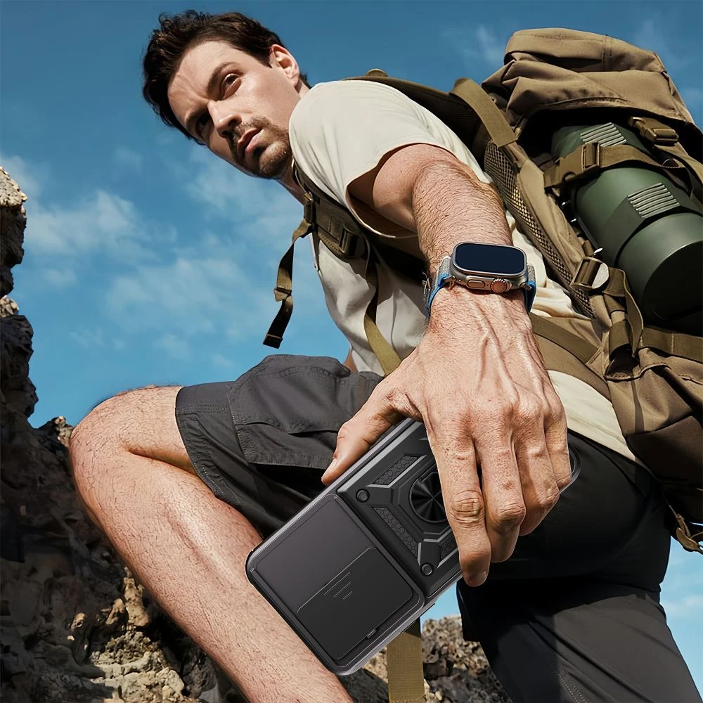 Tech-Protect CamShield Pro dėklas skirtas Xiaomi Redmi 15C - juodos spalvos