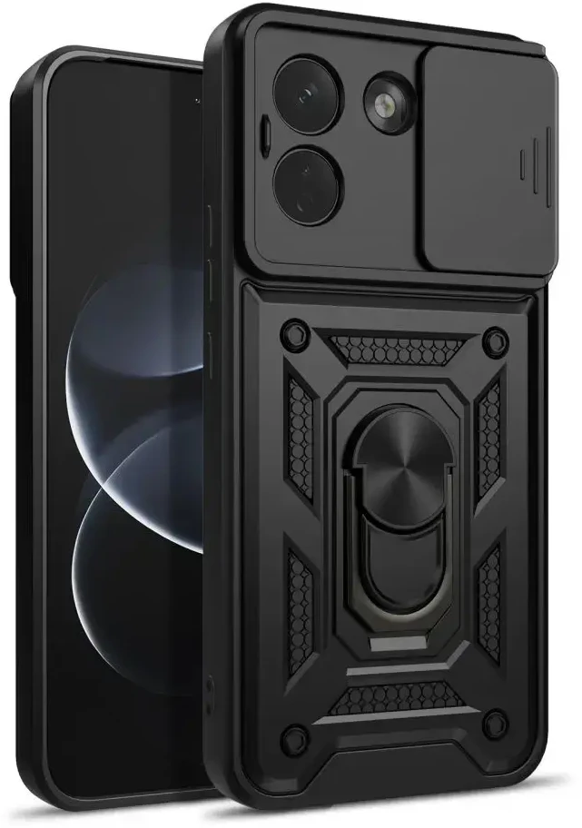 Dėklas Tech-Protect CamShield Pro Case for Xiaomi Redmi Note 17 Pro Max 5G - Juodas