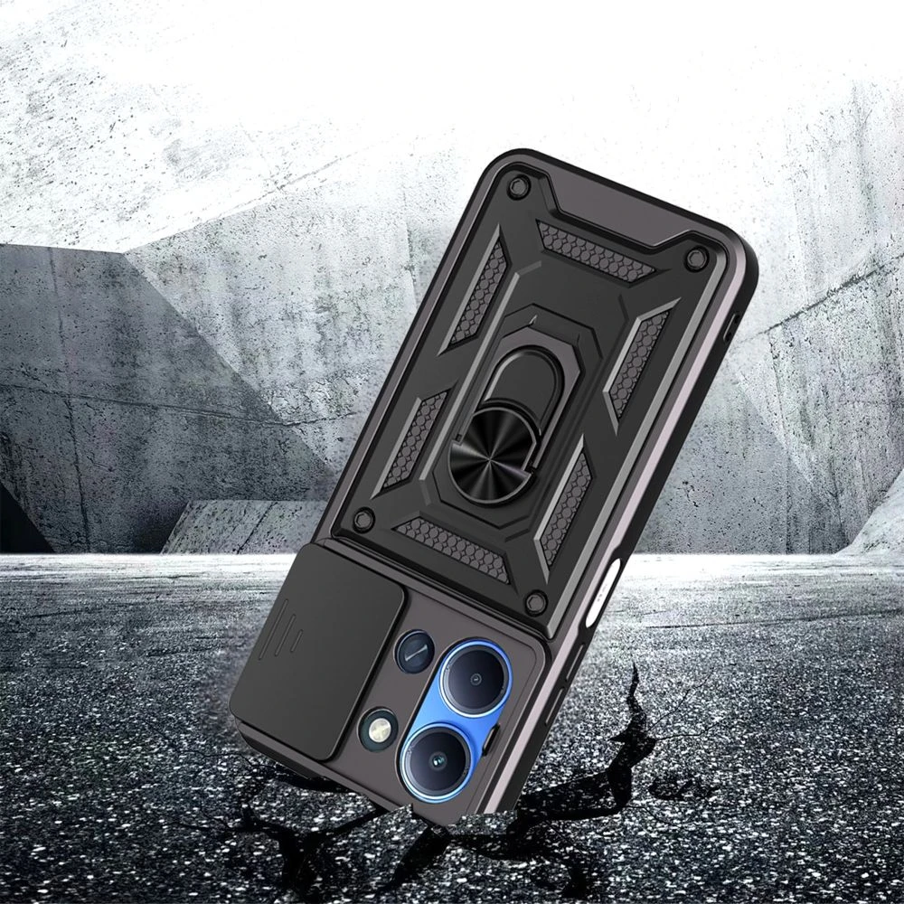 Tech-Protect CamShield Pro dėklas skirtas Xiaomi Redmi 15C - juodos spalvos