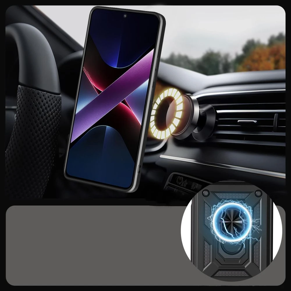 Tech-Protect CamShield Pro dėklas skirtas Xiaomi Redmi 15C - juodos spalvos